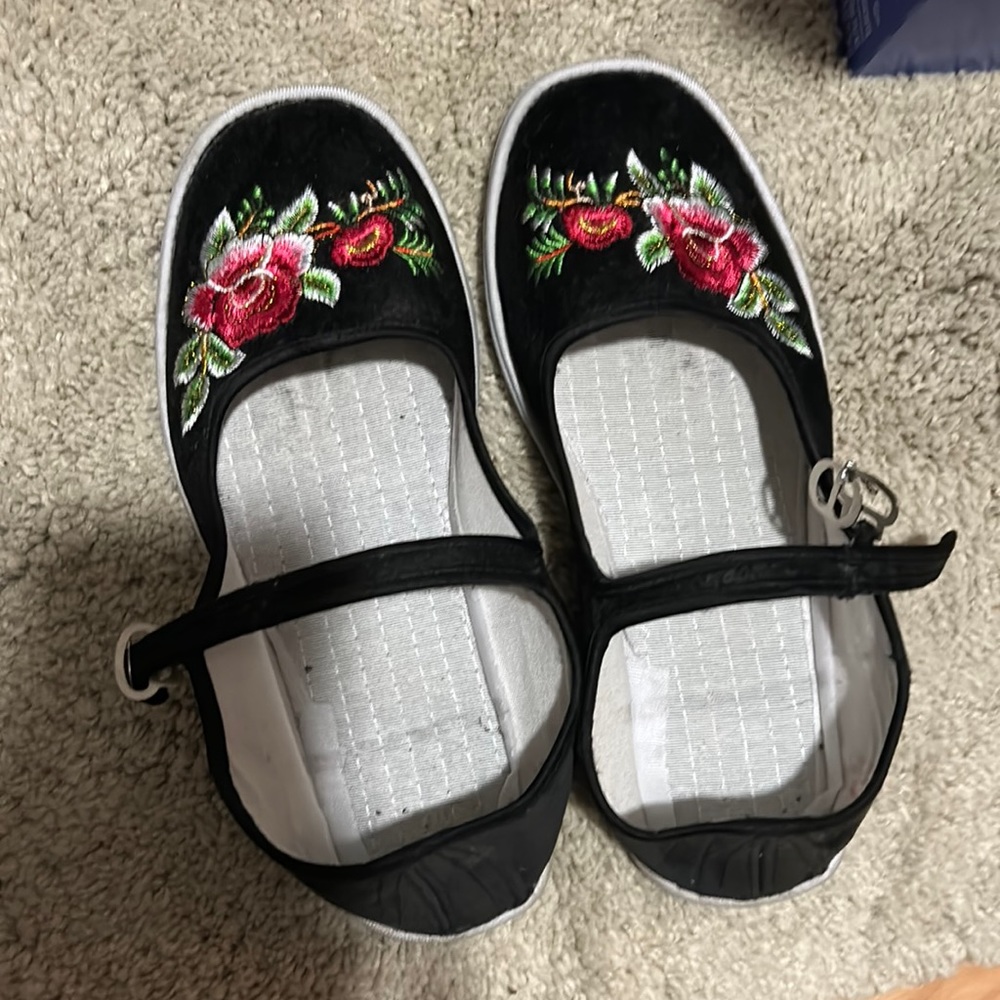 New Chinese Laundry style embroidered rose Mary James’